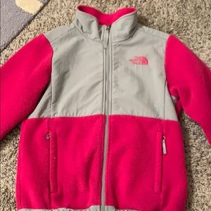 Girls Pink North Face Denali